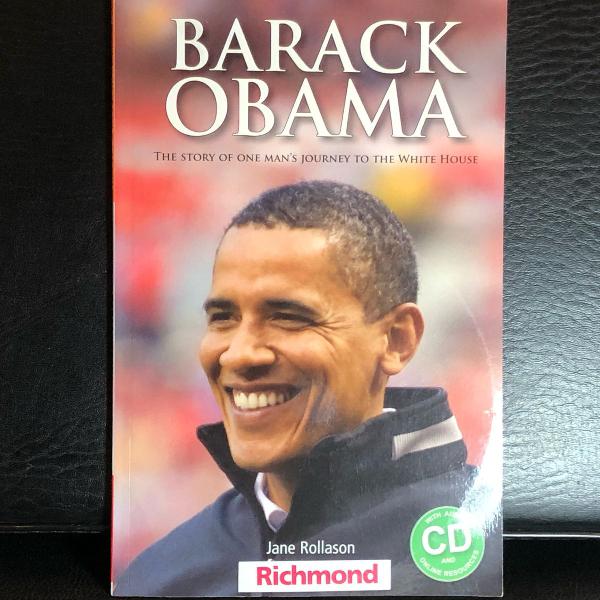 barack obama (em inglês) - jane rollason + cd com áudio