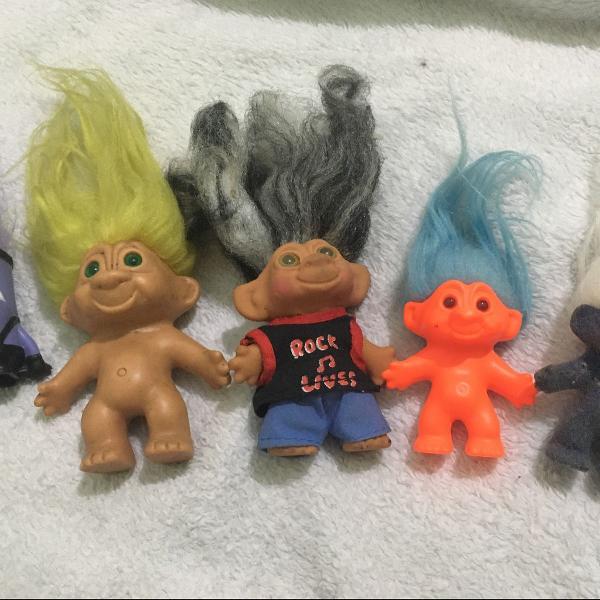 bonecos troll - antigos década de 70