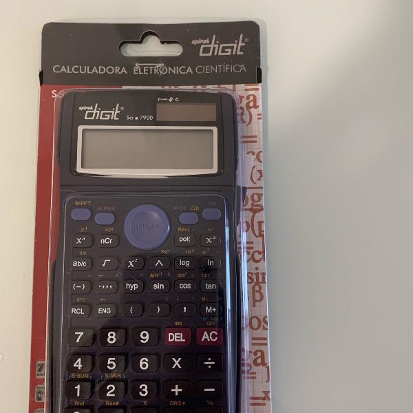 calculadora científica spiral nunca usada na caixa