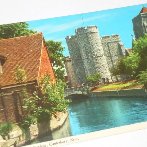 cartão postal não circulado westgate tower canterbury