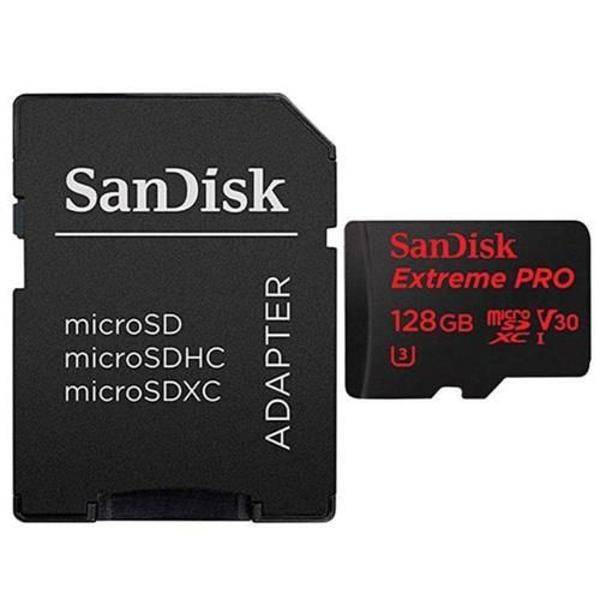 cartão sandisk extreme® pro microsdxc 128gb classe 10