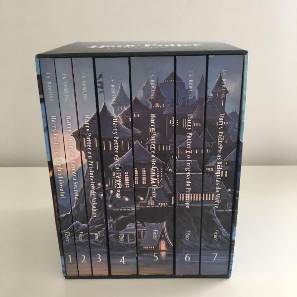 coleção de livros harry potter