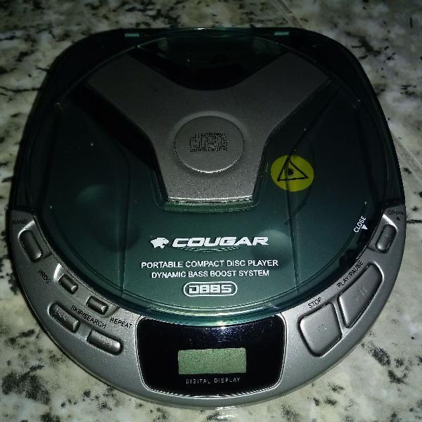 discman cougar (semi novo)