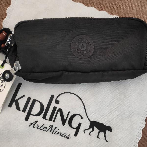 estojo Kipling Gitroy Preto novo