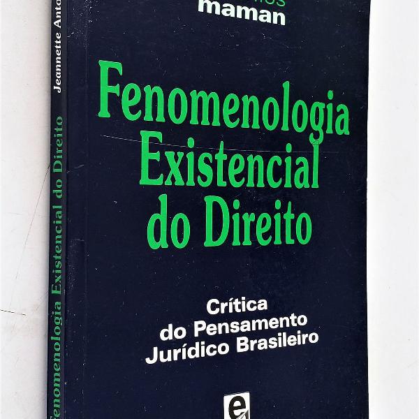 fenomenologia existencial do direito - jeannette antonios