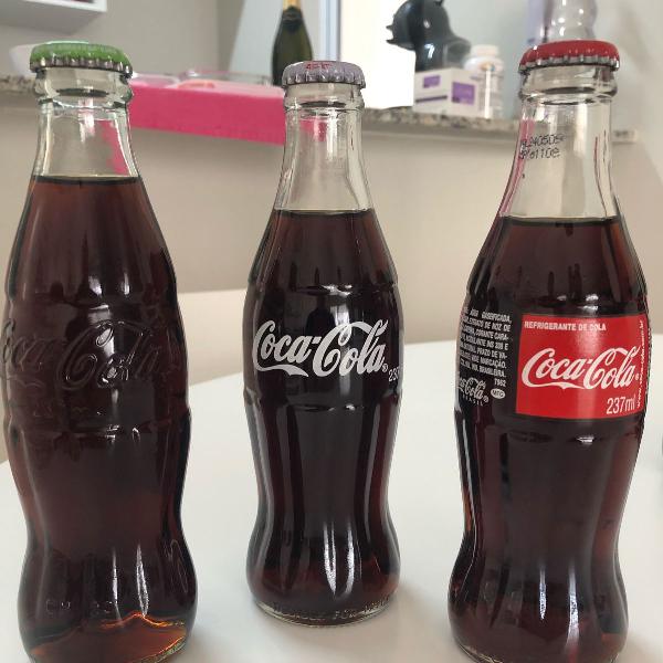 garrafas de coca cola colecionador