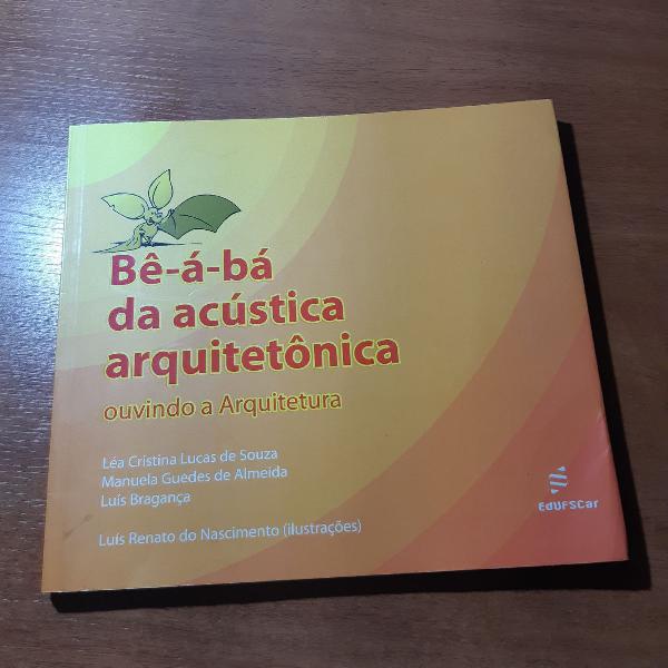 livro bê-á-bá da acústica arquitetônica edufscar -