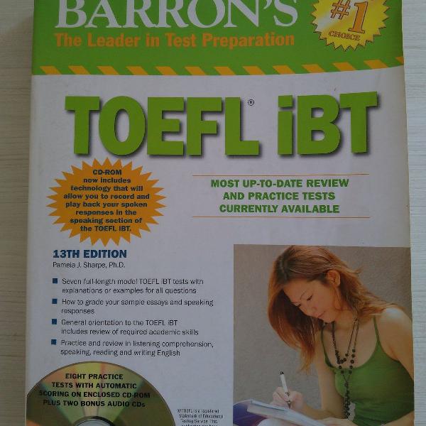 livro barron's toefl ibt