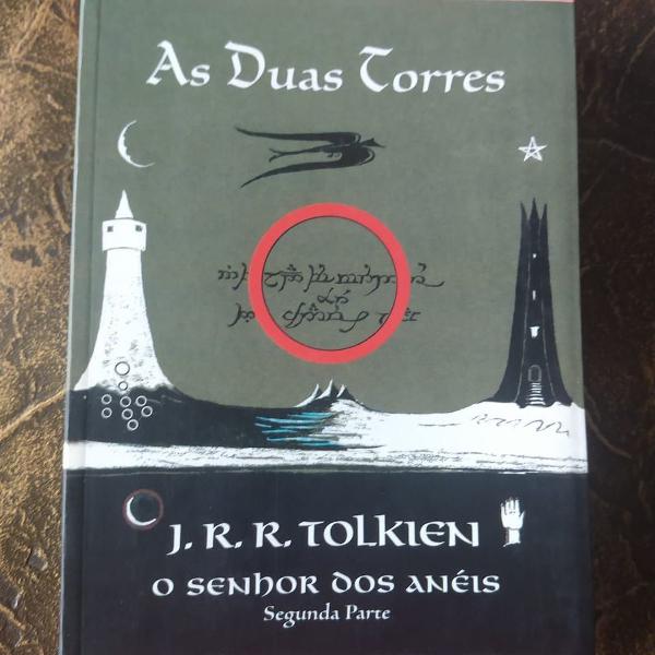 livro o senhor dos anéis - as duas torres, j. r. r. tolkien