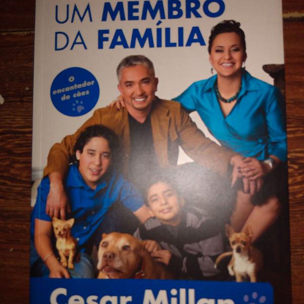 livro um membro da família Cesar millan - frete incluído