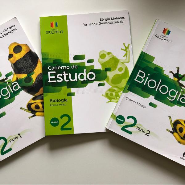 livros - projeto múltiplo - biologia - volume 2