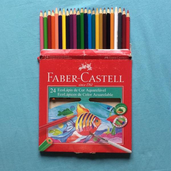 lápis faber castell cor aquarelável
