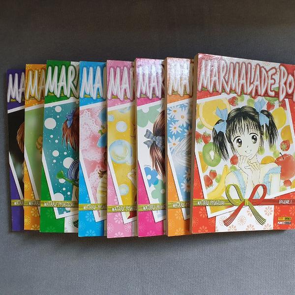 mangá marmalade boy vol. 1 ao 8 (completo)