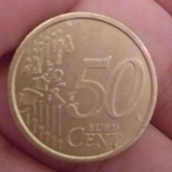 moeda Itália 50 euro cent 2003