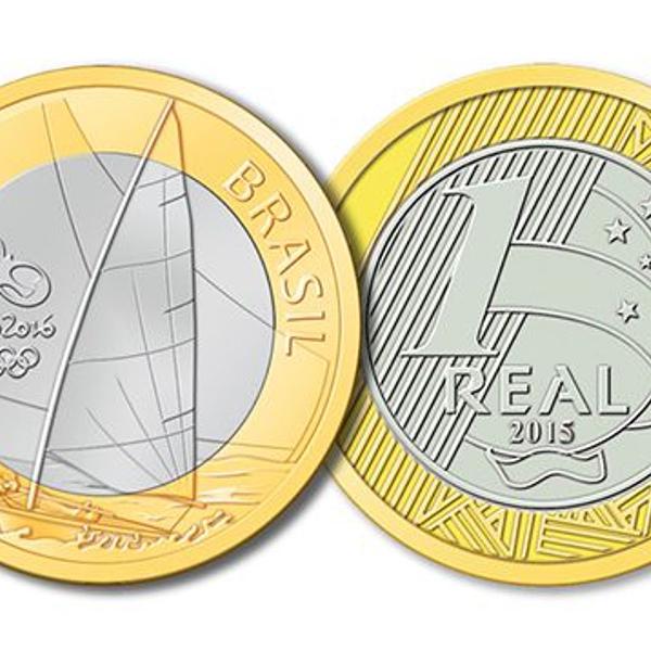 moeda comemorativa olímpiadas - vela