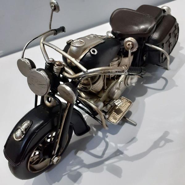 moto miniatura retrô- decoração