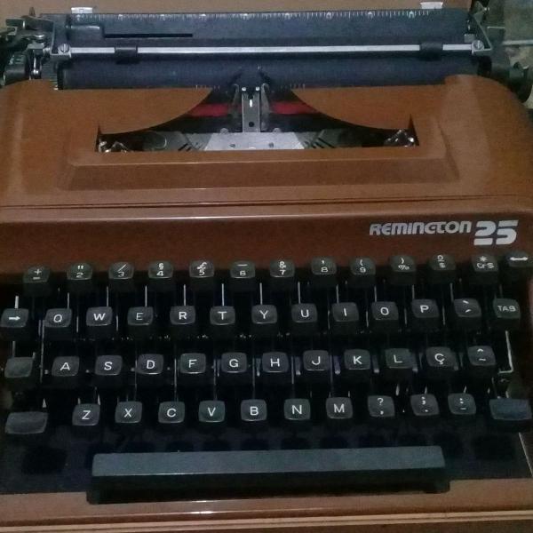 máquina de escrever remington 25 - perfeito estado