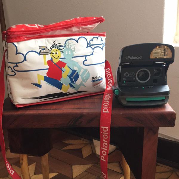 polaroid 600 com bolsa original