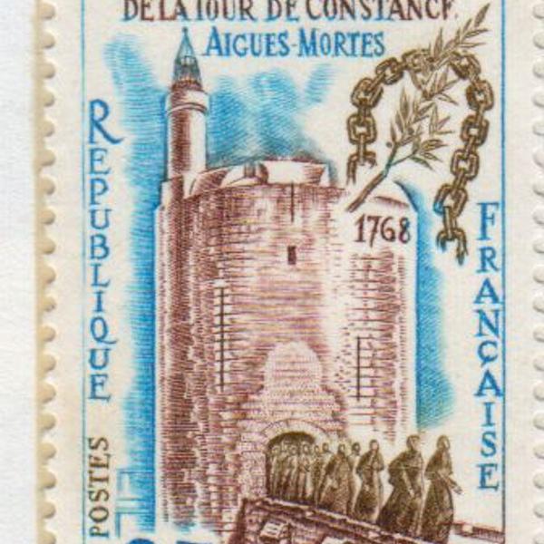 selo postal antigo frança - 1968 2º cent. de la