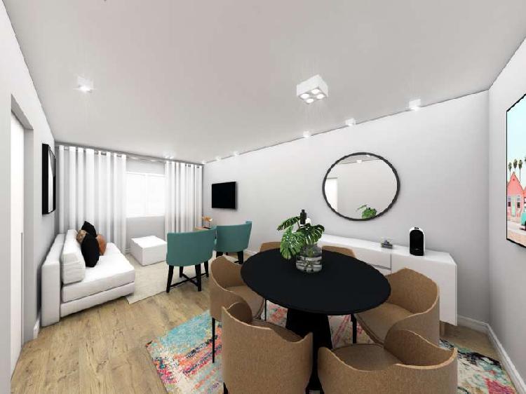 Apartamento com 90m², 2 dormitórios, 2 vagas de garagem
