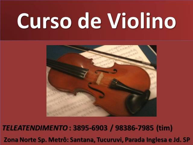 Aula de Violino Metrô Santana Jardim São Paulo Carandiru