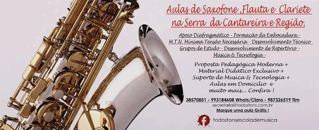 Aulas de Sax, Flauta, Clarinete e Gaita na Serra da