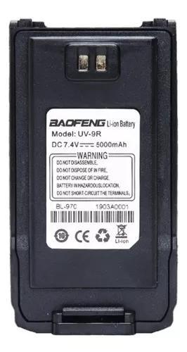 Bateria De Reposição Para Radio Baofeng Uv9r 5000 Mah Bl9