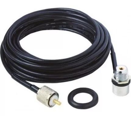 Cabo Coaxial Com Conector Cabo Rg58 5,5 Metros M-802k