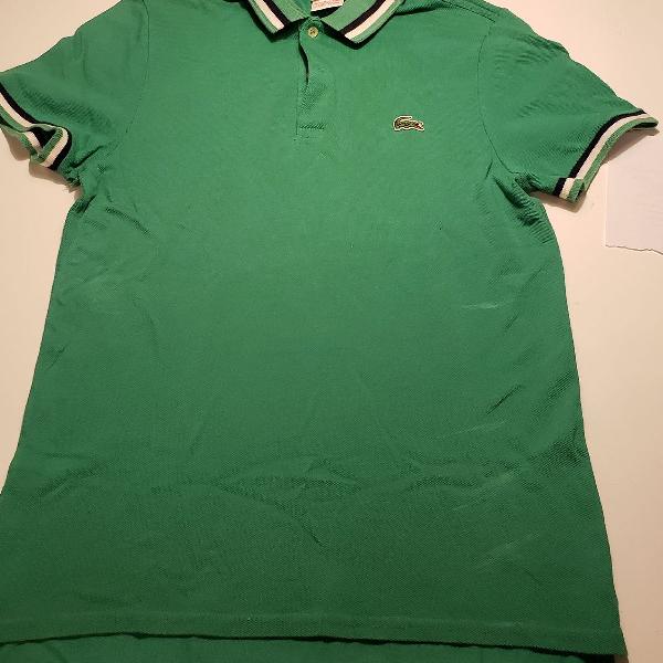 Camisa Polo Lacoste Verde Jeffrey Edition