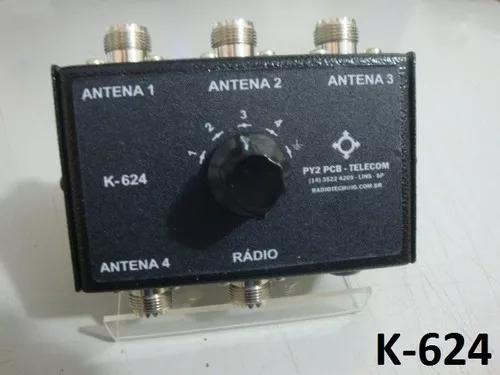 Chave Antena K-624 Hf Vhf Uhf Radio Amador Px Py Py2pcb