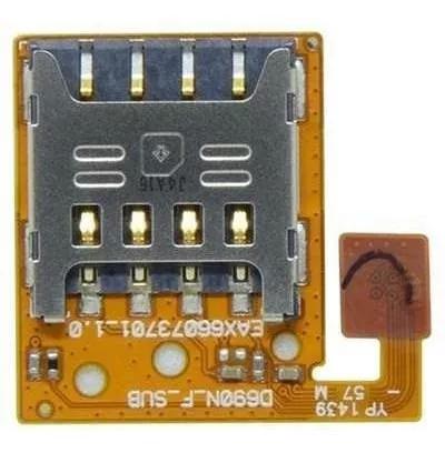 Flex Slot Chip Sim Card Lg D690 \ D690n G3 Stylus Original