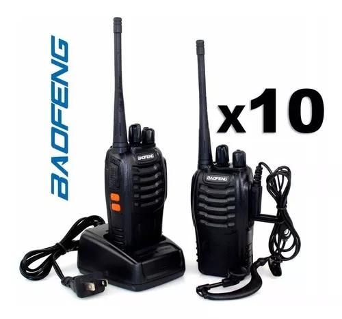 Kit 10un Radios Baofeng 777s Vhf Uhf Walk Talk Comunicador