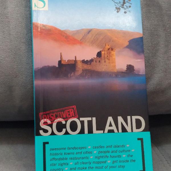 Livro Discover Scotland! Guia da Escócia em Inglês