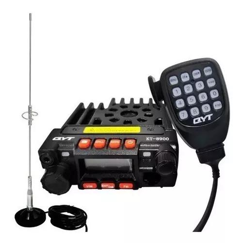 Radio Comunicador Py Vhf Uhf 8900 Pro + Ptt + Antena + Base