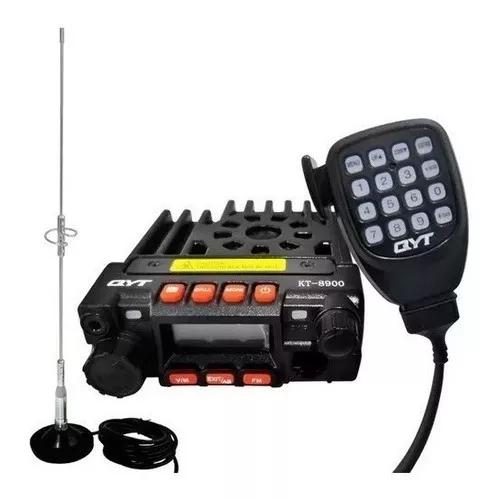Radio Qyt Kt8900 Pro Comunicador Py Vhf Uhf Ptt Antena Base