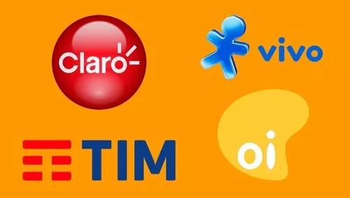 Recarga Online Credito Tim Claro Vivo Oi R$20