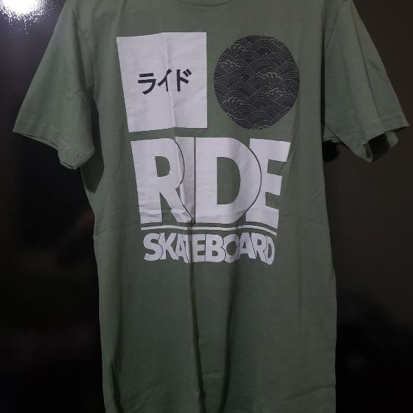 camiseta g ride skateboard tamanho g