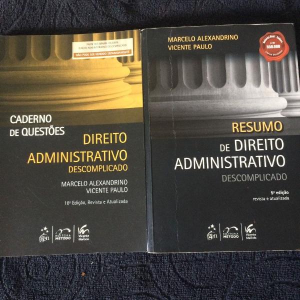 combo direito administrativo - marcelo alexandrino