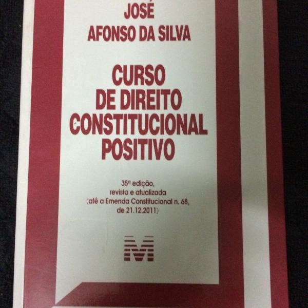 curso de direito constitucional positivo