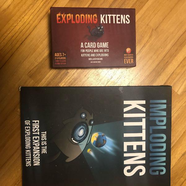 exploding kittens e imploding kittens