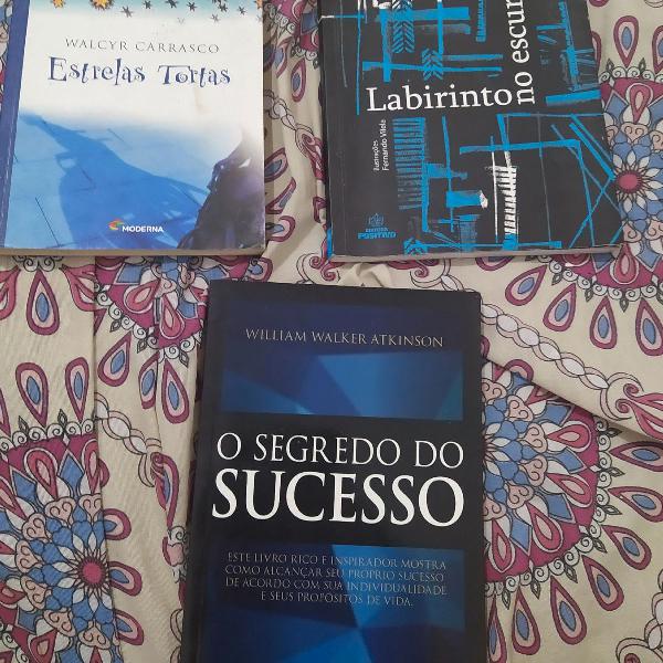 kit 3 livros