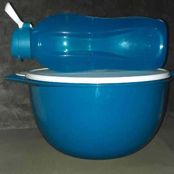 kit de 3 vasilhas Azul