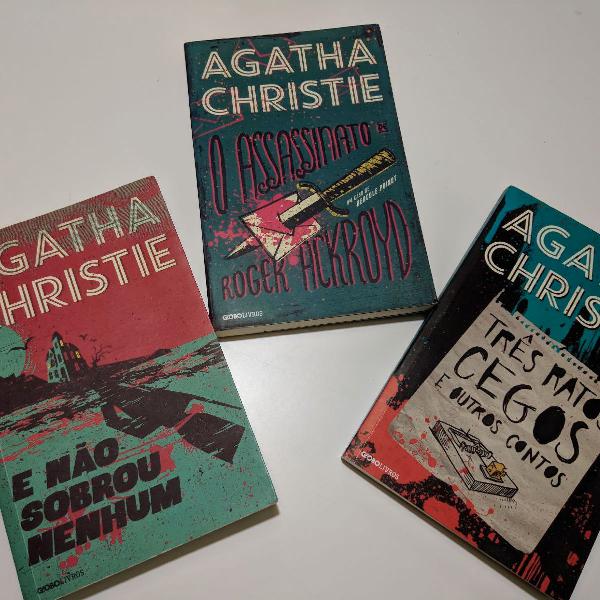 kit livros Agatha Christie