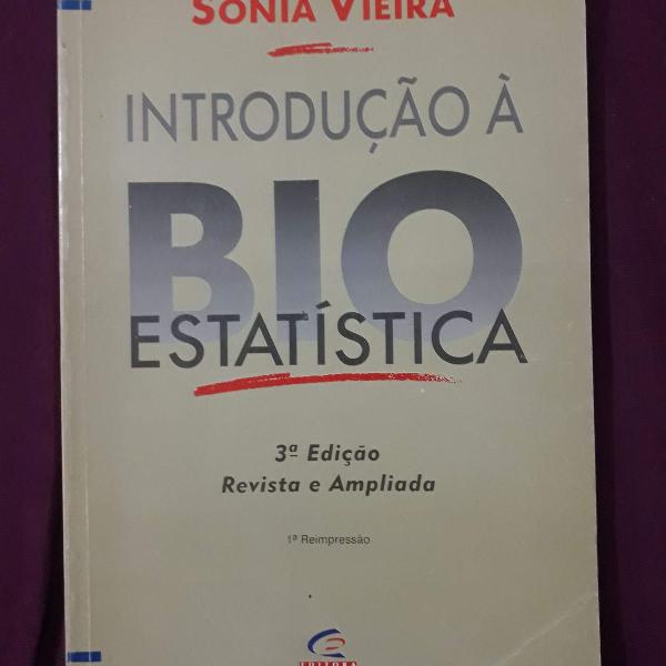 livro introdução à bioestatística