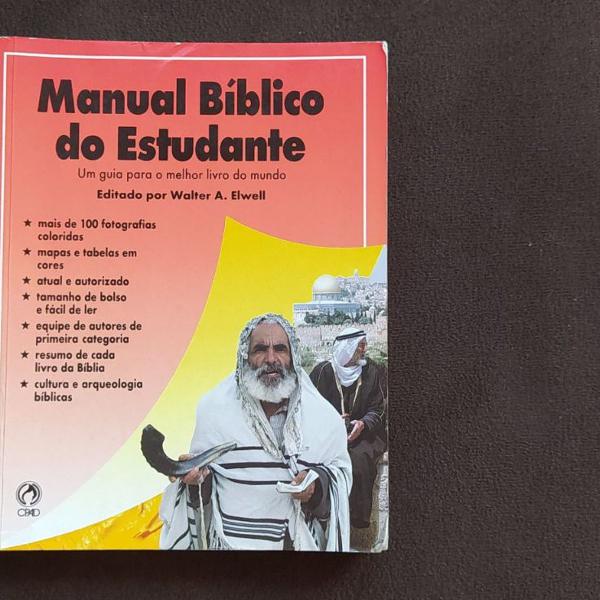 livro manual bíblico do estudante
