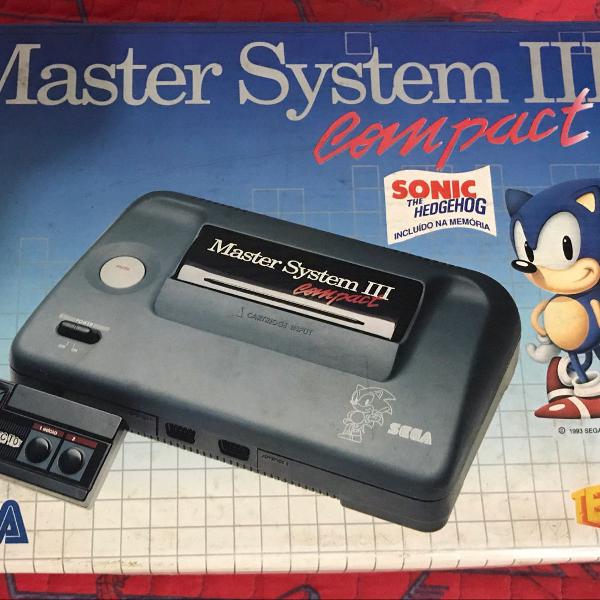 master system 3 compact na caixa