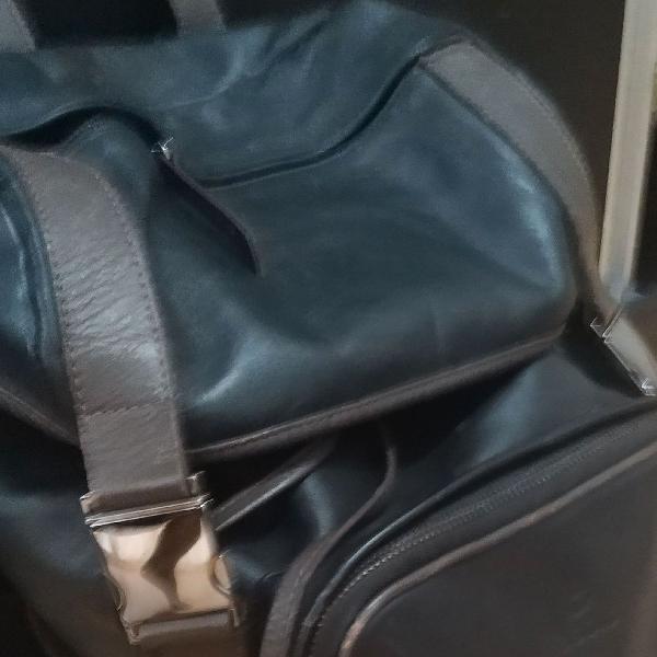 mochila de couro Fasolo