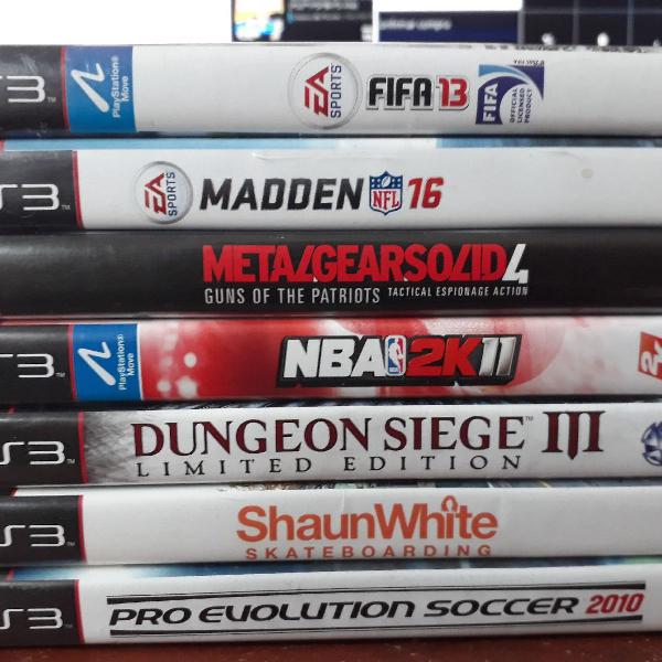 7 jogos de PS3