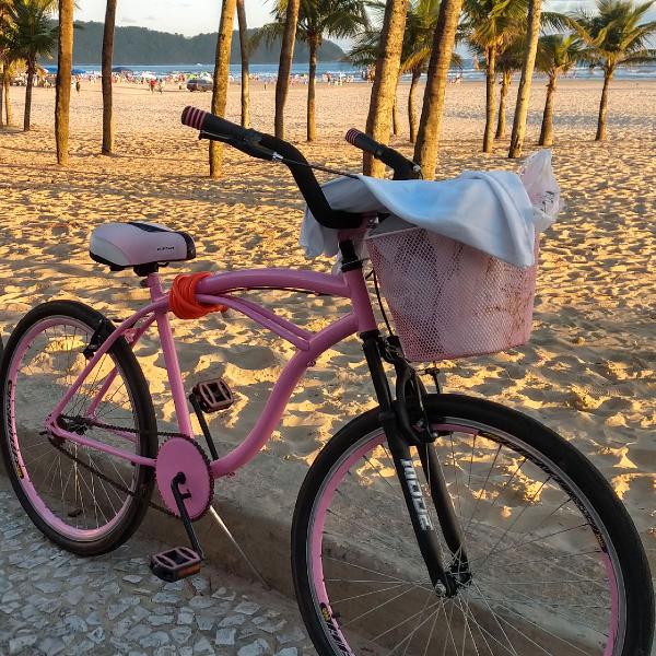 Bicicleta Caiçara Rosa