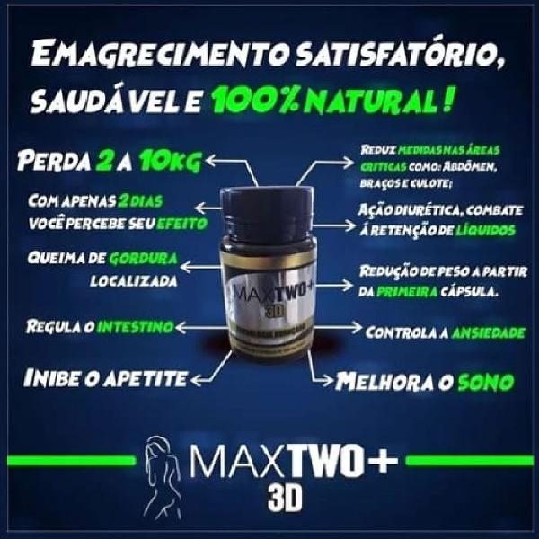 EMAGRECEDOR NATURAL MAXTWO 3D
